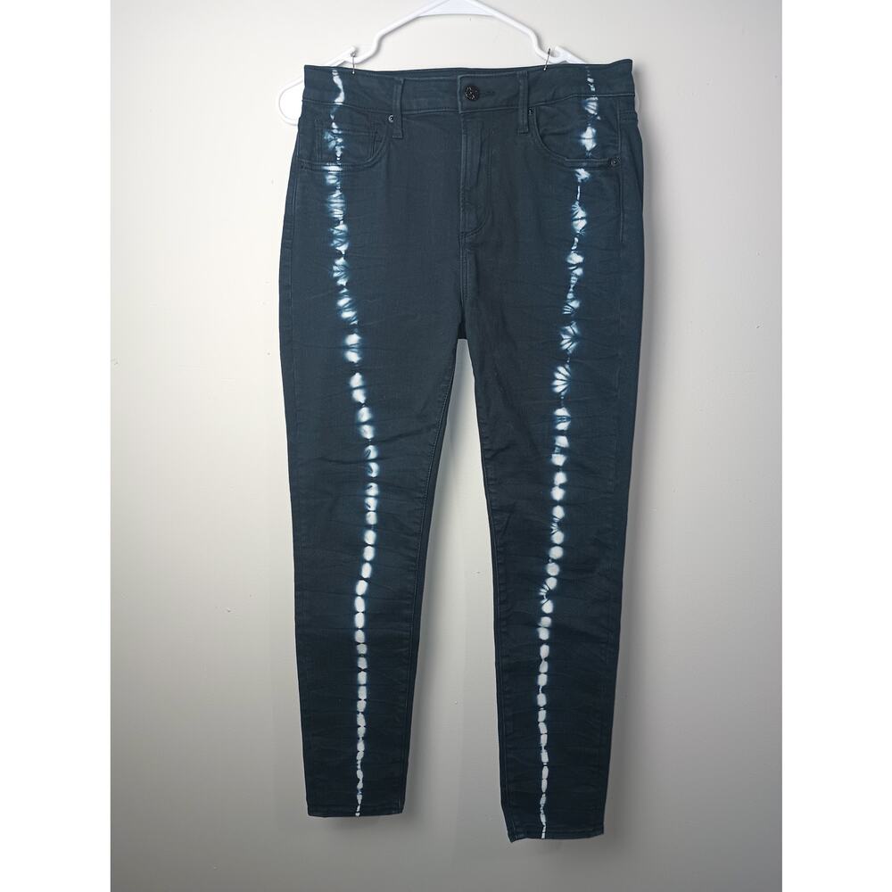 Driftwood Jeans Women 28‎ Inky Tye Dye Denim Jackie High Rise